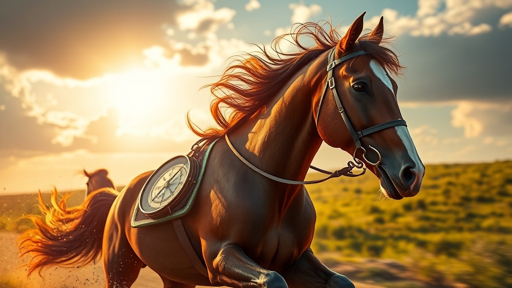 말띠 연령별 운세 (1942년~2026년생) (realistic 스타일)