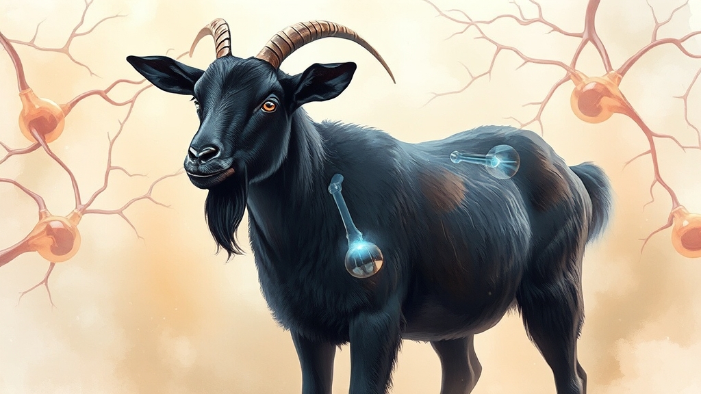 흑염소 진액, 영양 성분 파헤치기 (watercolor 스타일)