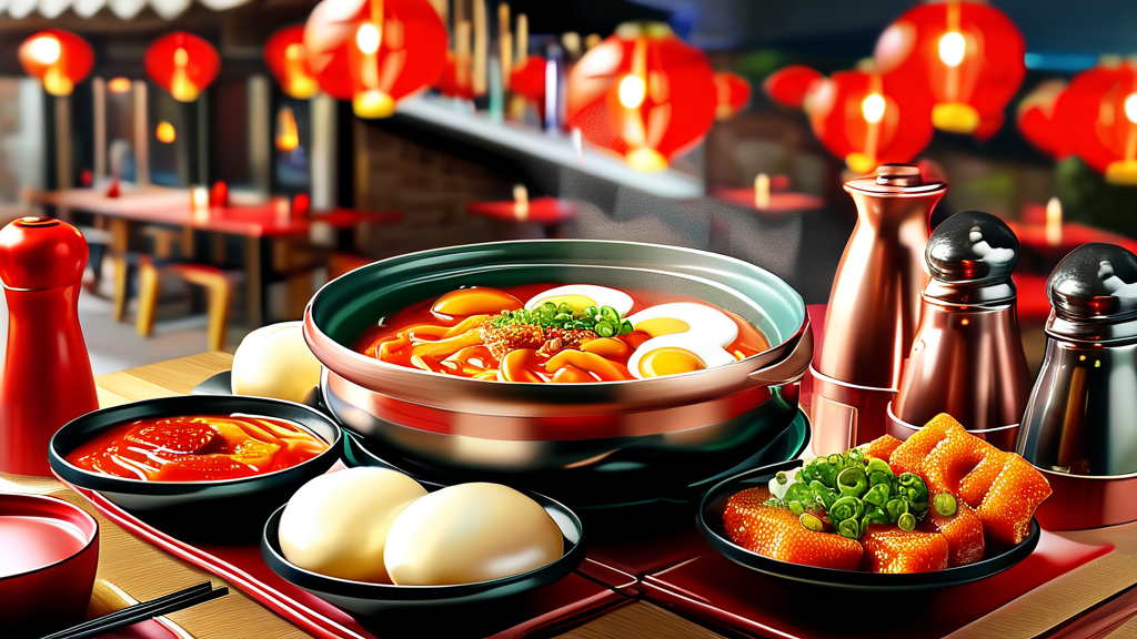 미식의 천국, 인천 차이나타운 맛집 (realistic 스타일)