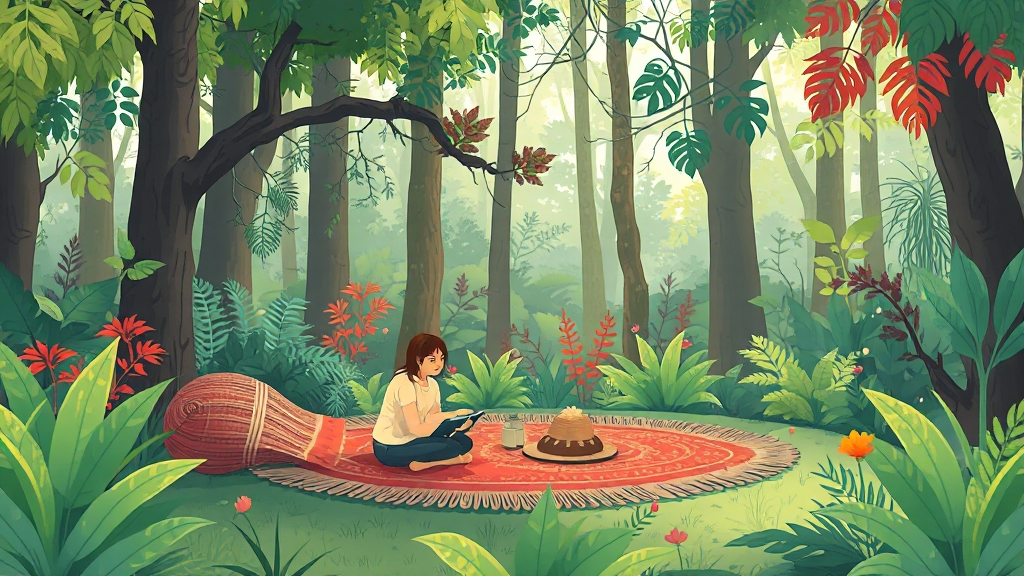 안양수목원, 어떤 곳? (illustration 스타일)