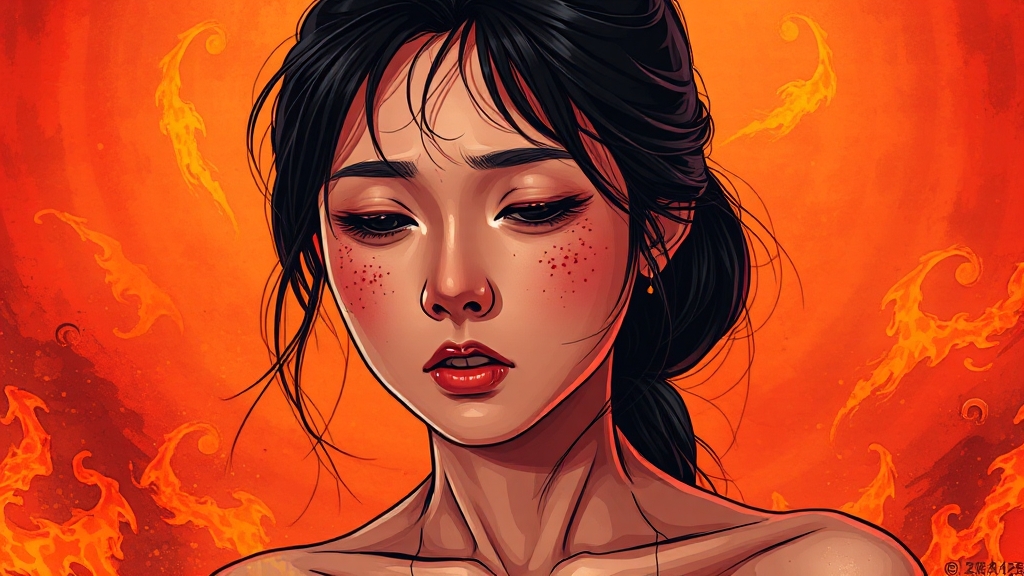 콜린성 두드러기란? (illustration 스타일)