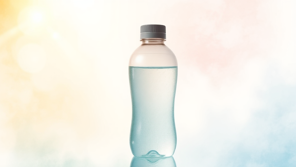 미세플라스틱 줄이는 습관 (watercolor 스타일)