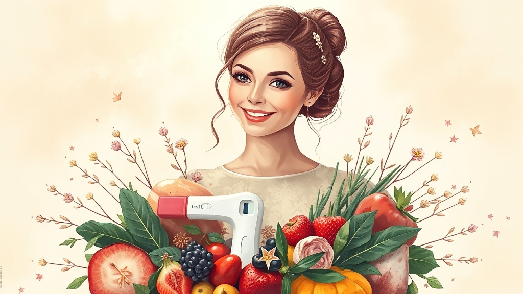 임신 확진 후 해야 할 일 (illustration 스타일)