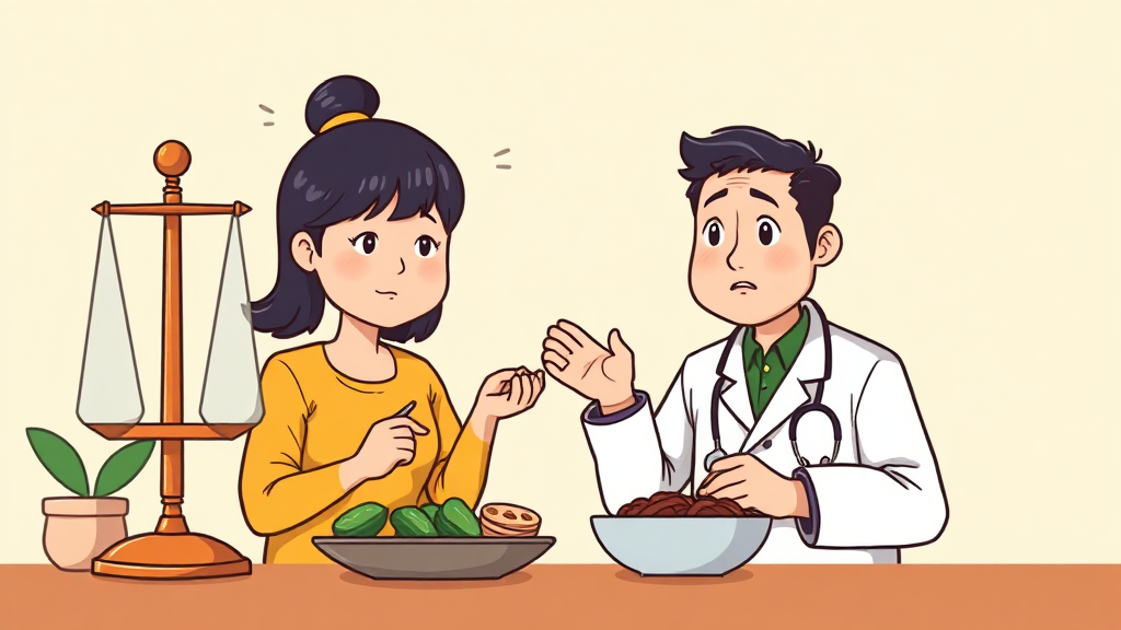 다이어트 정체기 극복 (cartoon 스타일)