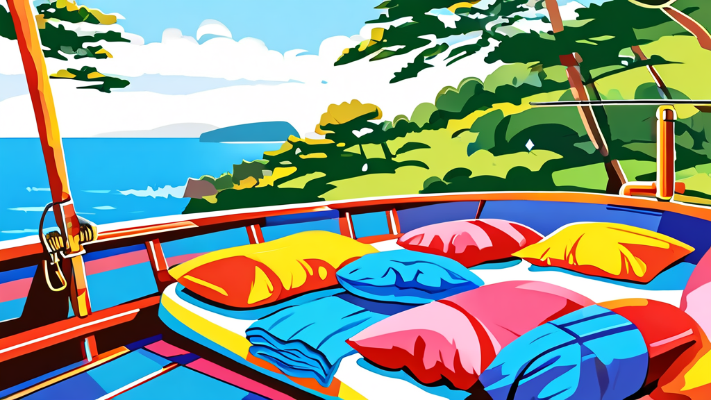 뱃멀미 걱정 끝! 즐거운 제주 배 여행을 위한 준비물 (cartoon 스타일)