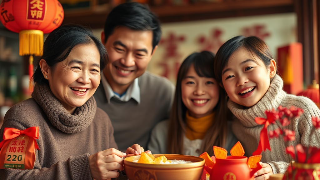 따뜻한 설을 위해 (realistic 스타일)