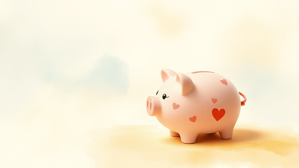 우리아이적금 핵심 요약 (watercolor 스타일)