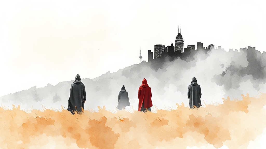 AI, 윤리적으로 괜찮을까? (watercolor 스타일)