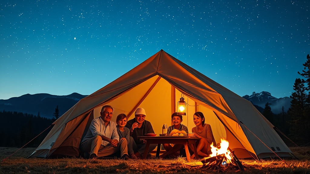 캠핑 활용 & 생생 후기 (realistic 스타일)