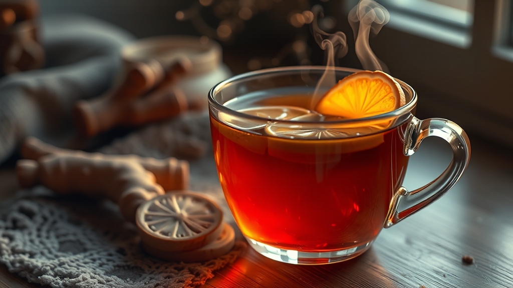 생강차, 이렇게 즐겨봐! (realistic 스타일)