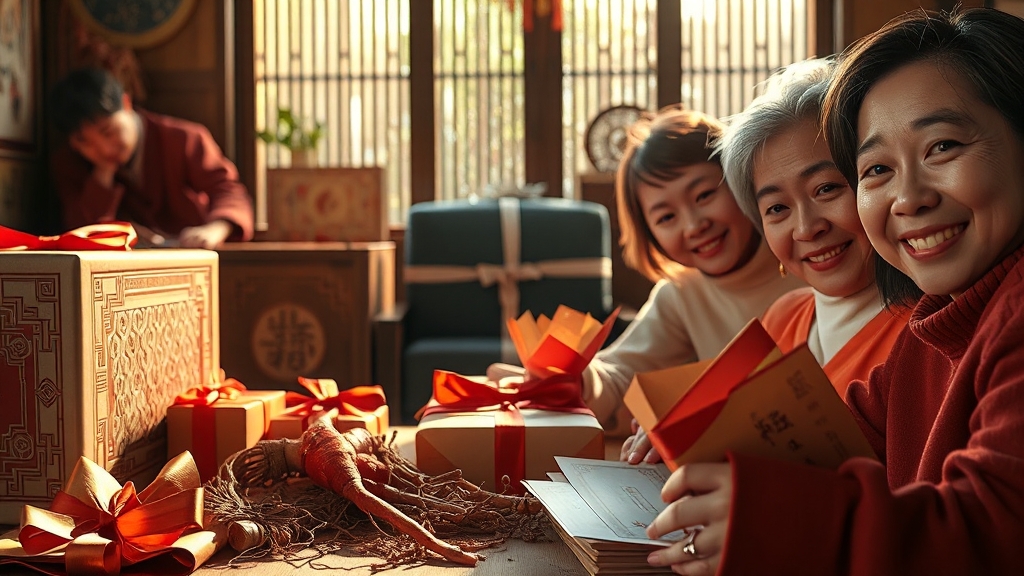 추석 선물, 무엇을 골라야 할까요? (realistic 스타일)