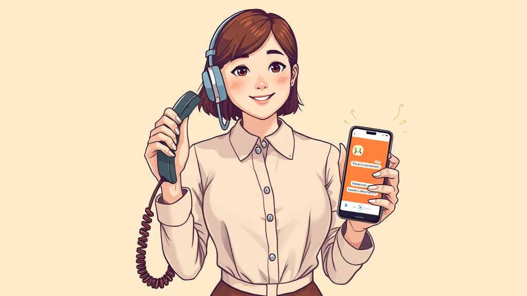 AS 고객센터 연락처 및 FAQ (illustration 스타일)