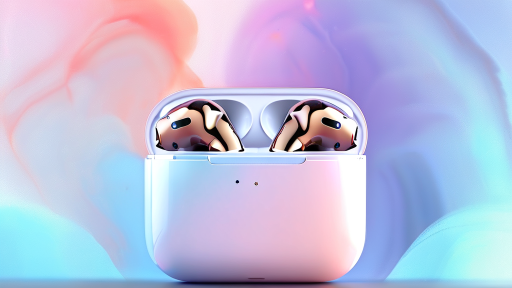 에어팟 업데이트, 이렇게 진행하세요! (watercolor 스타일)