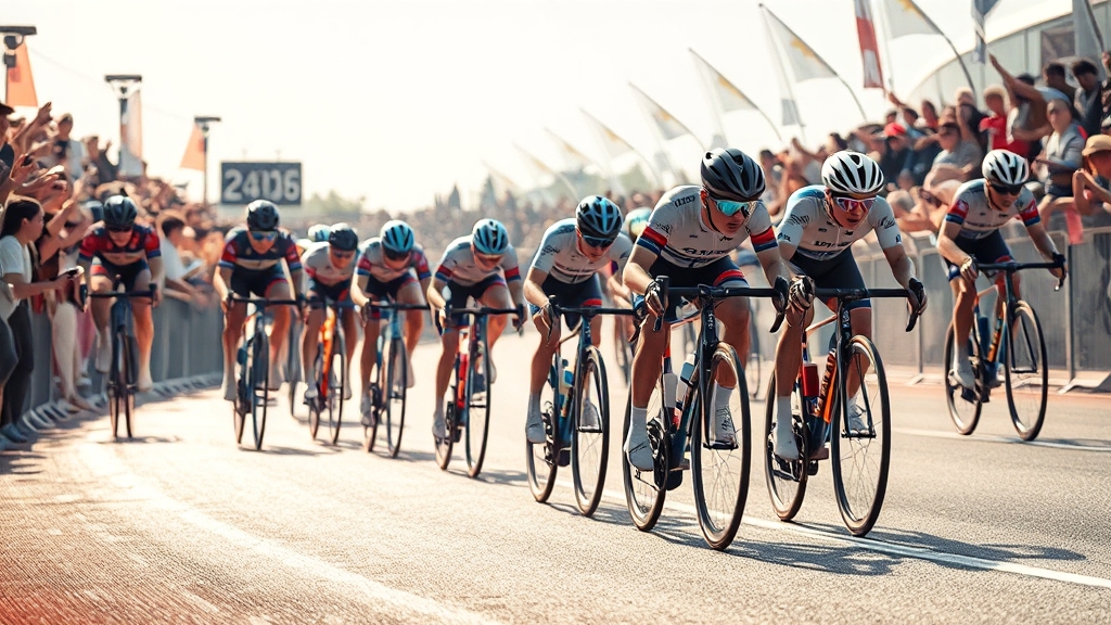 스피돔, 자전거 경주 안내 (realistic 스타일)