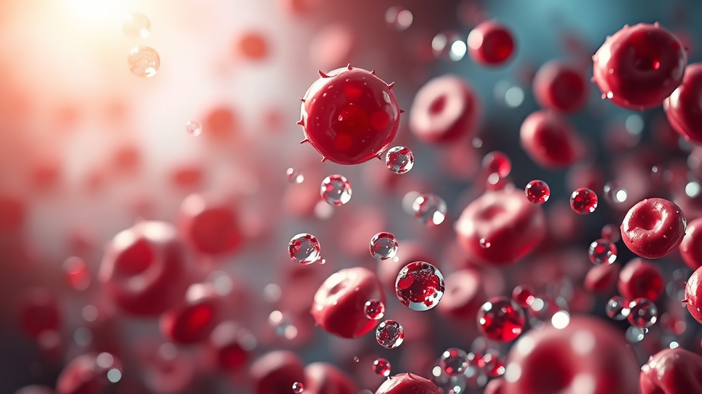 알부민의 주요 기능은? (realistic 스타일)