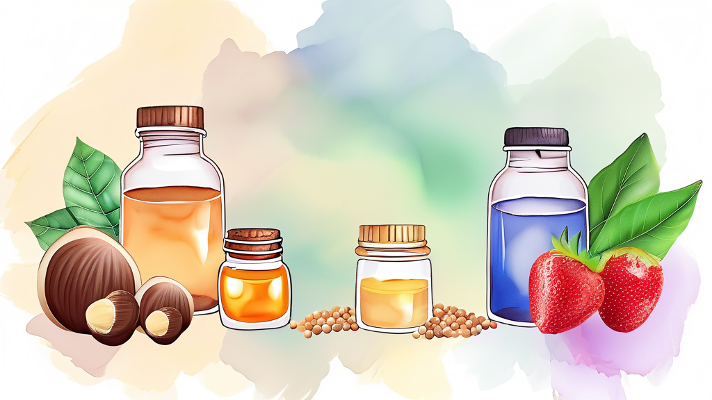 혈당 관리를 위한 영양제 선택 가이드 (watercolor 스타일)