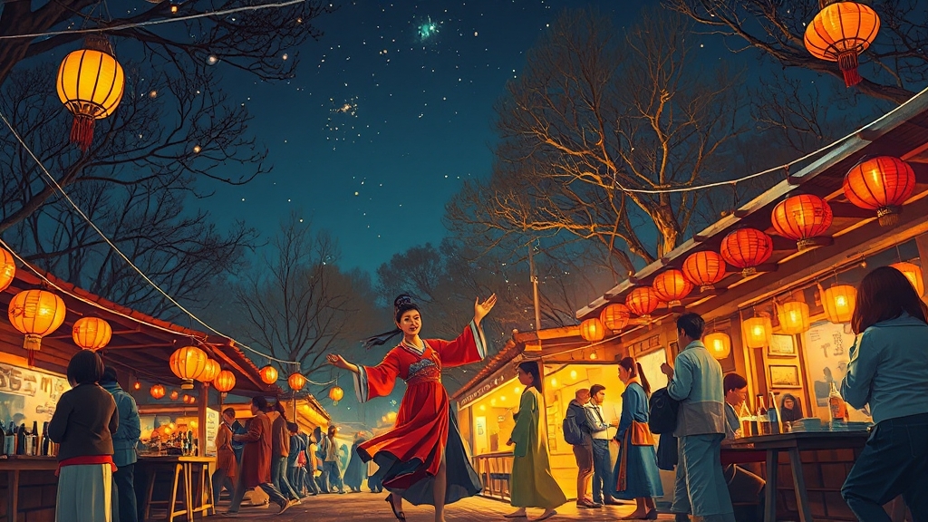 다양한 축제 종류 (realistic 스타일)