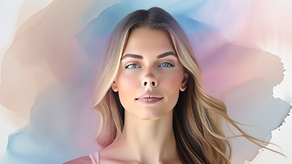 안전한 이사, 여성 1인 가구를 위한 맞춤 서비스 (watercolor 스타일)