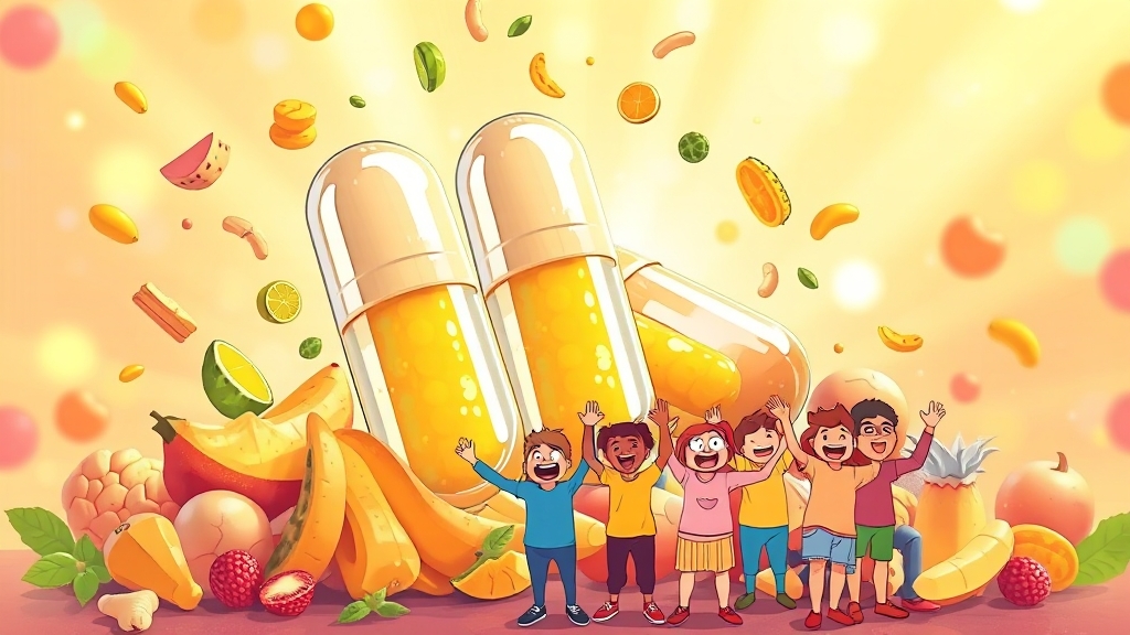 캡슐 파로 효소, 효능은? (illustration 스타일)