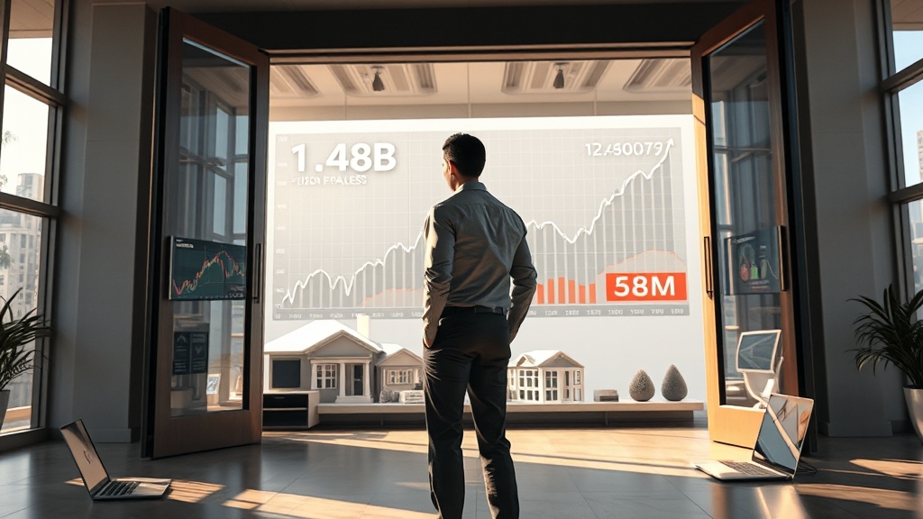 오픈도어 사업 모델 및 실적 분석 (realistic 스타일)