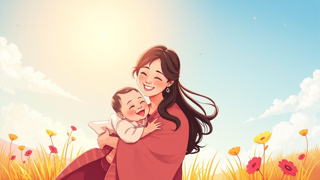 산후도우미, 왜 필요할까요? (illustration 스타일)