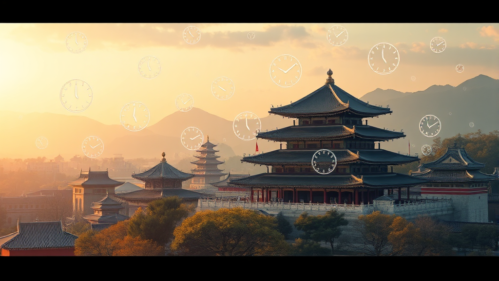 방문 전 필수 정보: 운영 시간, 입장료, 주차 안내 (realistic 스타일)