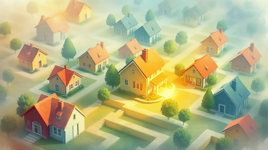 다주택자 절세 전략 (watercolor 스타일)