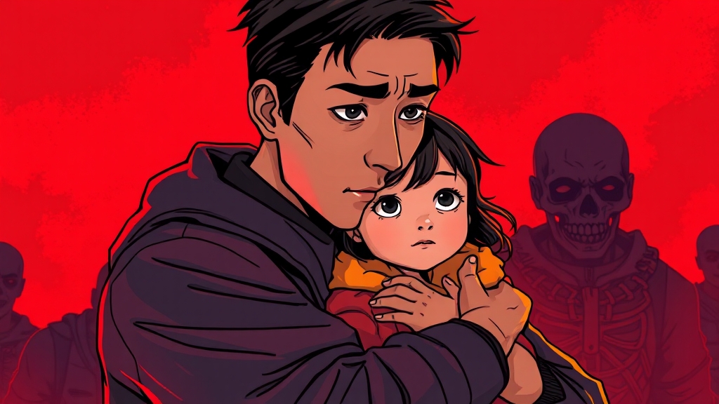 주요 인물: 조정석, 최유리 (cartoon 스타일)