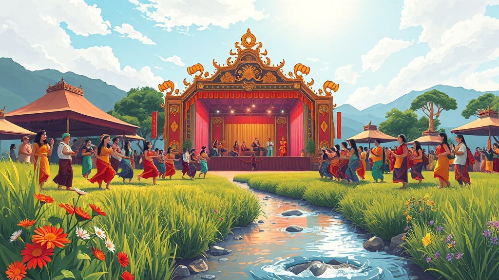 부안마실축제, 놓치면 후회! (illustration 스타일)