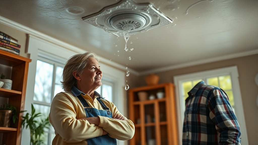 누수 사고 보험금 청구 절차 완벽 가이드 (realistic 스타일)