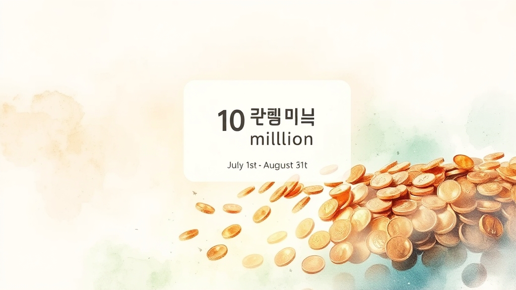 이벤트 기간 및 유의사항 (watercolor 스타일)