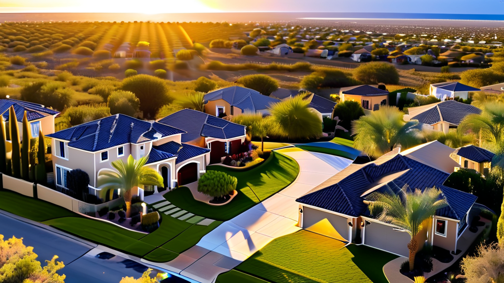 정부 정책 변화: 다주택자 규제와 세금 부담의 그림자 (realistic 스타일)