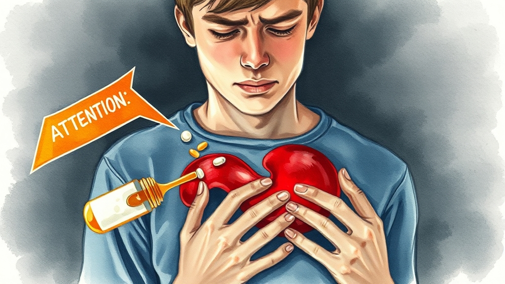 커큐민 부작용 및 주의사항 (watercolor 스타일)