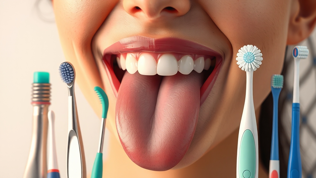 혀클리너, 어떤 걸 골라야 할까요? (illustration 스타일)