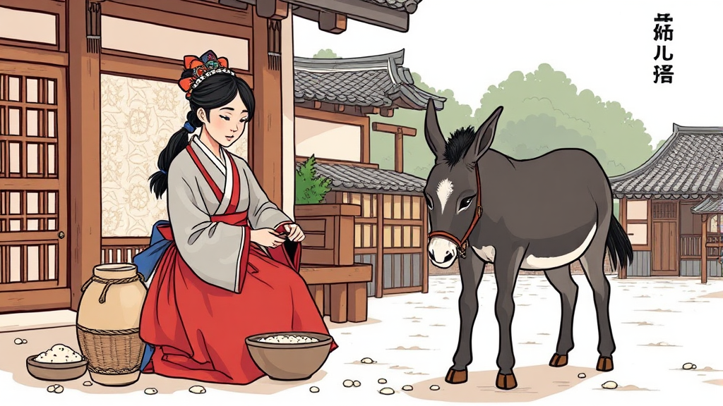 선비촌 체험 및 즐길 거리 (illustration 스타일)