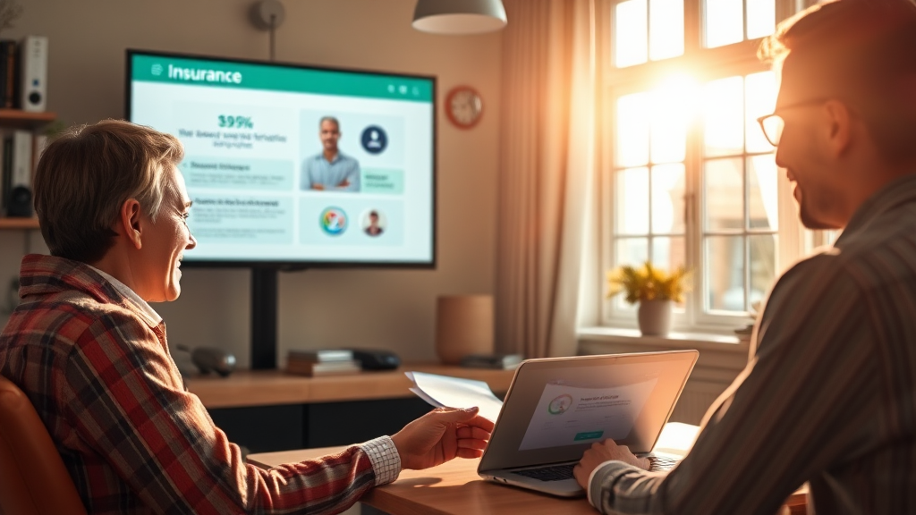 보험 조회 시 유의사항 (realistic 스타일)