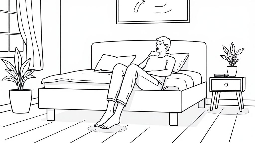 나에게 맞는 침대 높이, 어떻게 찾을까? (illustration 스타일)