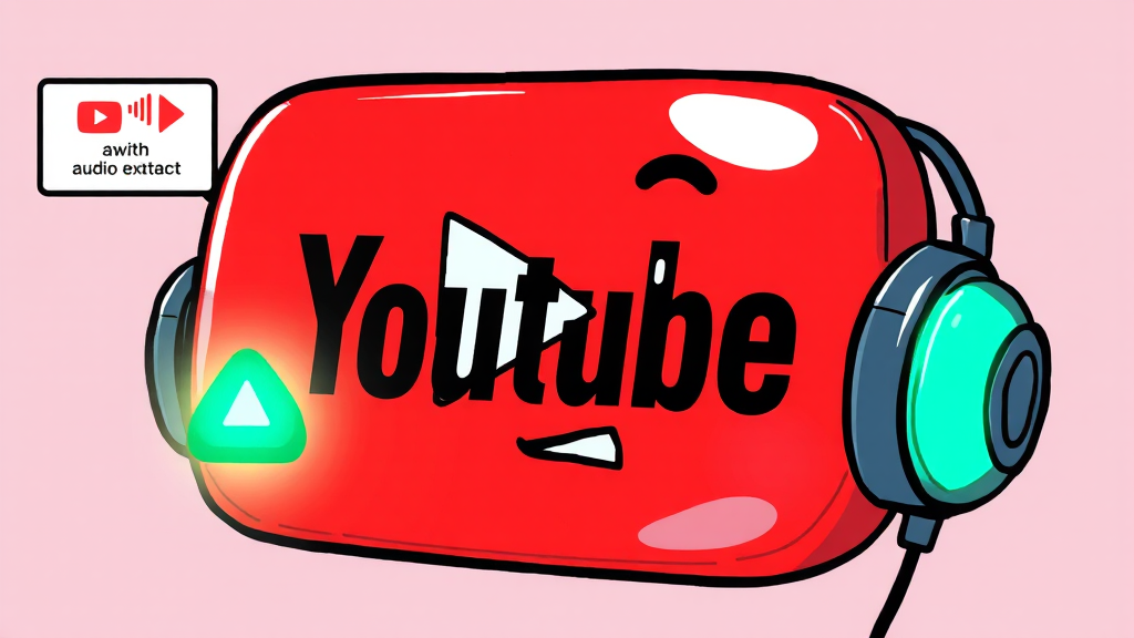 안전한 음원 추출을 위한 주의사항 (cartoon 스타일)