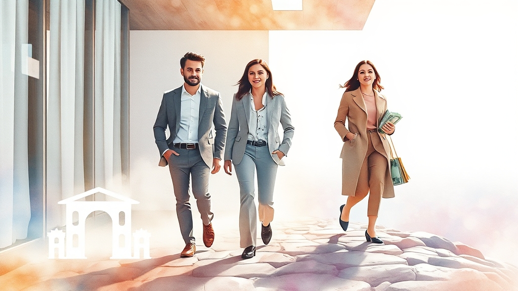 정책자금, 왜 중요할까요? (watercolor 스타일)