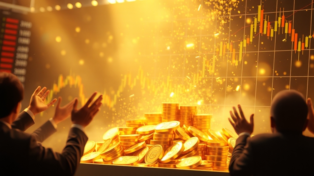 다양한 금 투자 방식 비교 (realistic 스타일)