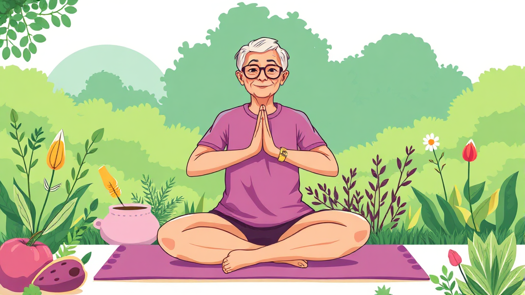 콘드로이친 외, 관절 건강 관리법 (illustration 스타일)