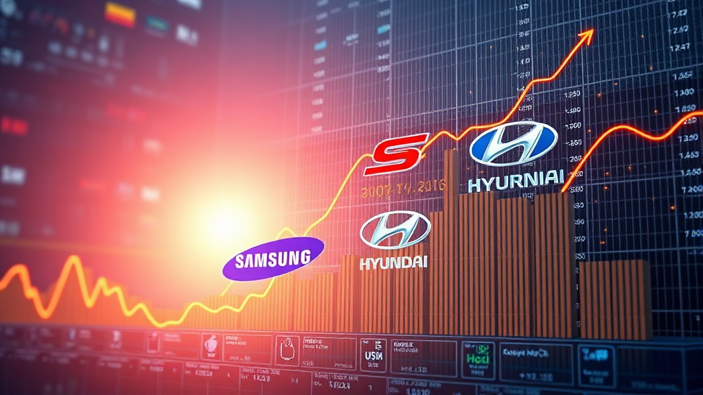 주요 기업 주가 현황과 상승 동력 (realistic 스타일)