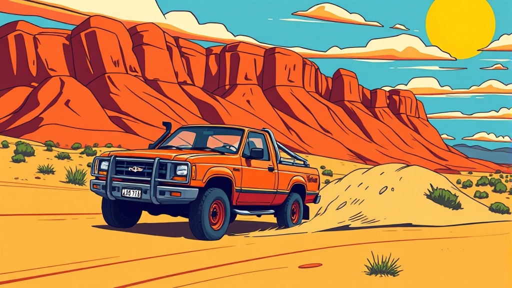 타스만 경쟁력 및 시장 전망 (cartoon 스타일)