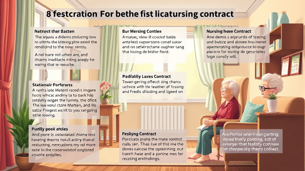 요양원 계약, 8가지 핵심 조항 완벽 분석 (realistic 스타일)