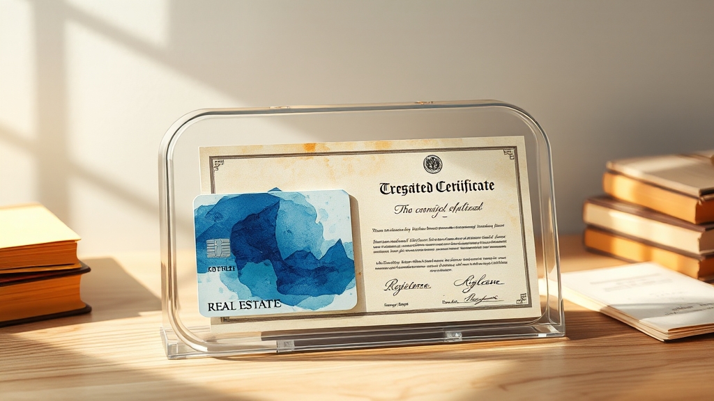 등기부등본, 왜 중요할까? (watercolor 스타일)