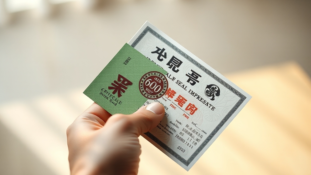 인감증명서 발급 제도 변화 (realistic 스타일)