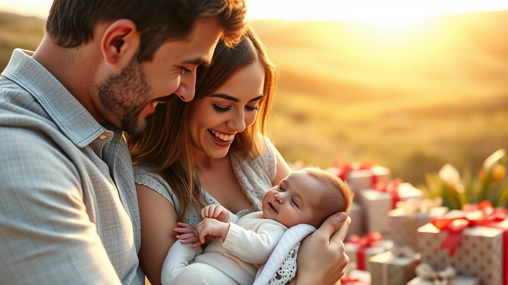 2026년 출산지원금 핵심 내용 (realistic 스타일)