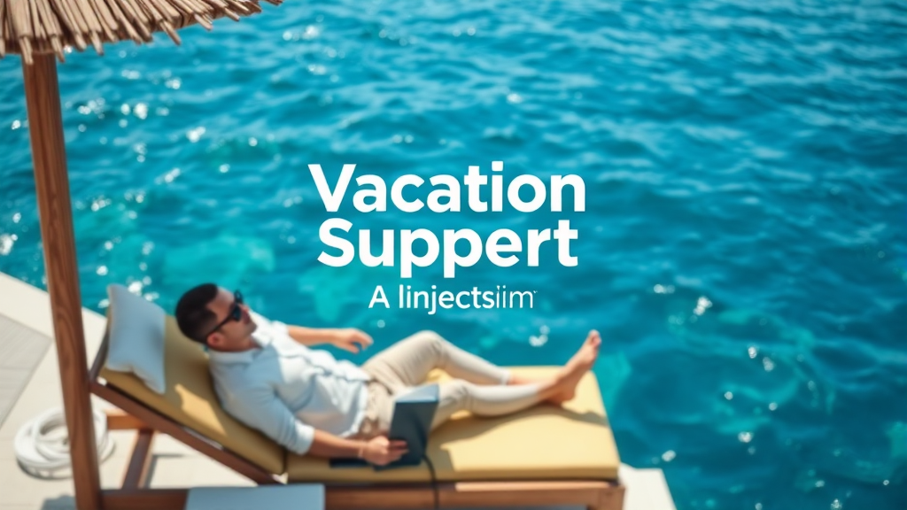 휴가지원사업, 뭘까요? (realistic 스타일)