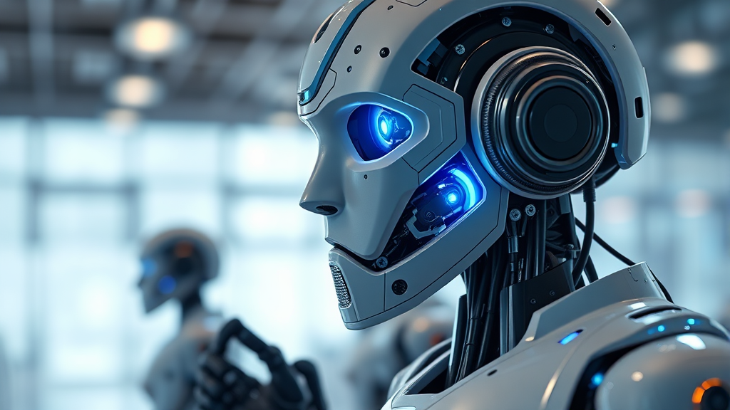 AI, 구조조정의 새로운 명분으로 떠오르다 (realistic 스타일)