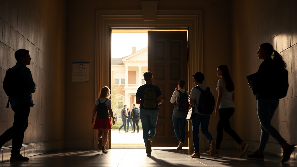 합격 후 활용: 대학 및 취업 (realistic 스타일)